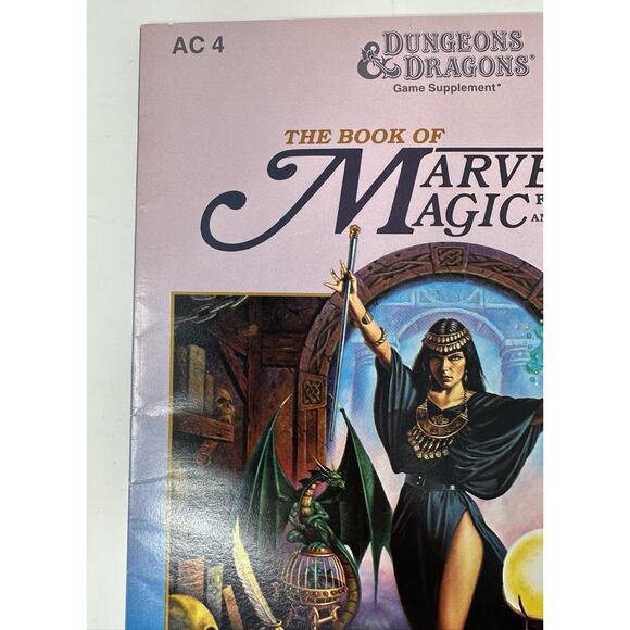 The Book of Marvelous Magic Dungeons & Dragons D&D AC4 1985 TSR #9116 - Picture 4 of 11